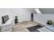 Finished basement with stylish flooring, white walls, and game room decor at 44 S Tremont St, Indianapolis, IN 46222