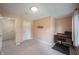 Bedroom with neutral paint, carpet and equipped with simple furnishings and natural light at 4976 Rockne Cir, Carmel, IN 46033