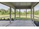 A view from the screen porch showing lush backyard at 5672 High Timber Ln, Indianapolis, IN 46235