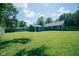 A lush backyard, perfect for outdoor activities at 5902 Oak Ln, Anderson, IN 46013