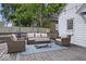 Back deck featuring a cozy outdoor living area, perfect for relaxation and social gatherings at 6009 Ralston Ave, Indianapolis, IN 46220