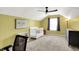 Bedroom with a crib, a neutral color scheme, and ample natural light at 6298 Briargate Dr, Zionsville, IN 46077