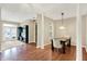 Inviting dining room featuring a stylish pendant light, ideal for hosting intimate gatherings at 6298 Briargate Dr, Zionsville, IN 46077