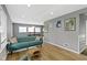 Spacious living room open to the dining area, perfect for entertaining at 6430 N Rural St, Indianapolis, IN 46220