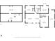 Detailed floor plan showcasing the layout of the basement and main floor of the home at 696 W Mill St, Danville, IN 46122