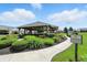 Community gazebo with landscaping and walking path, for residents only at 712 Disciples Way, Greenwood, IN 46143