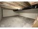 Unfinished basement, perfect for storage or to customize and increase living space at 886 J Mccool Way, Greenwood, IN 46142