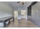 Spacious office with custom shelving and storage, a desk, and ample natural light at 886 J Mccool Way, Greenwood, IN 46142
