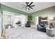Open living room with seamless flow to the dining and kitchen areas, perfect for entertaining and everyday living at 11626 Laurel Springs Cir, Noblesville, IN 46060