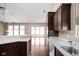 Stylish kitchen with quartz countertops and open floor plan at 1418 Blackthorne S Trl, Plainfield, IN 46168