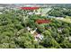 Aerial view showcasing location near Woodland Golf Course, situated at the end of a cul-de-sac at 1805 Wood Valley Dr, Carmel, IN 46032