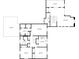 Upper level floor plan featuring four bedrooms, two bathrooms, balcony and bonus room at 1805 Wood Valley Dr, Carmel, IN 46032