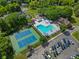 The community has a pool, tennis courts, playground, and parking at 1930 Bechtel Rd, Indianapolis, IN 46260