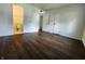 Bedroom with a modern floor and doors leading to the Primary bath and closet at 3415 Winchester Dr, Indianapolis, IN 46227