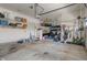 Spacious garage with room for storage shelves and supplies at 3679 Woodruff Pl, Bargersville, IN 46106