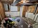 View of the basement showing a window at 3836 N Wittfield St, Indianapolis, IN 46235