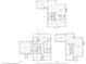 Basement floorplan shows finished and unfinished basement with dimensions at 3853 Abney Highland Dr, Zionsville, IN 46077
