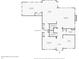 First floorplan featuring the kitchen, living room, sunroom, and office dimensions at 3853 Abney Highland Dr, Zionsville, IN 46077