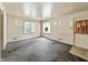 This spacious living room offers a large area for entertaining at 405 Harlan St, Indianapolis, IN 46201