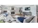 Inviting living room featuring hardwood floors, fireplace, and stylish decor at 5299 Breakers Way, Carmel, IN 46033