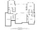 Basement floor plan showing large recreation room, bar, bedrooms and bathrooms at 5720 Hickory Hollow Dr, Plainfield, IN 46168