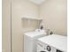 Convenient laundry room equipped with modern washer and dryer at 5841 Sable Dr, Indianapolis, IN 46221