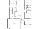 Detailed floor plan showcasing bedrooms, bathrooms, living room, eat-in kitchen, office, and garage at 757 Carson Ln, Greenfield, IN 46140