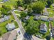 Aerial view of a quiet residential neighborhood with tree-lined streets and well-maintained homes at 11315 House St, Indianapolis, IN 46259