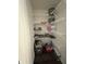 Walk-in closet with wire shelving and ample storage space for clothes, linens, and personal items at 12536 Teacup Ne Way, Indianapolis, IN 46235