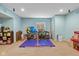 Open basement area offers versatile space for play and hobbies at 12998 Silbury Hill Way, Fishers, IN 46037