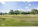 Expansive backyard with lush green grass and mature trees, perfect for outdoor activities at 13161 Duval Dr, Fishers, IN 46037