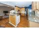 Bright kitchen featuring wood cabinets, granite countertops, and stainless steel appliances at 13161 Duval Dr, Fishers, IN 46037