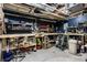 Unfinished basement featuring a work bench, storage and ample workspace at 19009 Beverly Shones Ln, Noblesville, IN 46062