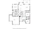 Main floorplan includes primary bedroom, dining area, kitchen, Gathering room and three bedrooms at 19009 Beverly Shones Ln, Noblesville, IN 46062