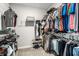 Spacious walk-in closet with ample shelving and hanging space for optimal organization at 19009 Beverly Shones Ln, Noblesville, IN 46062