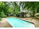 Refreshing backyard pool featuring an screened in porch with ample green space for outdoor enjoyment at 20845 Summit Rd, Noblesville, IN 46062