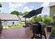 Outdoor deck with a gas grill and dining table, perfect for outdoor entertaining at 2140 Alabama St, Indianapolis, IN 46202