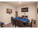 Spacious game room with a poker table and TV at 2245 Meadow Crk, Avon, IN 46123