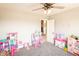 Charming playroom with plenty of toys, natural light, and ample space for creative play at 2245 Meadow Crk, Avon, IN 46123