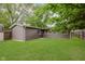 Home exterior with a spacious backyard at 3149 Thayer St, Indianapolis, IN 46222
