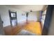 Spacious living room with hardwood floors, lots of windows, and neutral paint at 336 Brookside Ln, Plainfield, IN 46168
