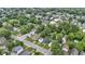 Aerial view of a peaceful neighborhood featuring tree-lined streets and cozy homes at 4129 Cornelius Ave, Indianapolis, IN 46208