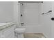 Bathroom with modern fixtures, white subway tiles, and sleek design at 4129 Cornelius Ave, Indianapolis, IN 46208