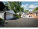 Spacious backyard with a basketball hoop and entertainment area at 431 N Bauman St, Indianapolis, IN 46214