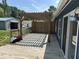 Wooden porch and frame attached to the back of the house at 4466 Buffalo Ln, Martinsville, IN 46151