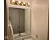 Bathroom mirror with lighting and towel bar at 4912 Atlanta St, Anderson, IN 46013