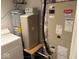 Utility area with water heater, water softener and HVAC at 4912 Atlanta St, Anderson, IN 46013