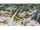 Wide angle shot of the church property, nearby buildings, and neighborhood at 501 Fletcher Ave # A, Indianapolis, IN 46203
