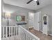 A bright bedroom featuring a crib, changing table, and plenty of natural light at 5850 E 54Th Pl, Indianapolis, IN 46226
