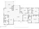 A detailed floor plan of the home, showcasing the layout and dimensions of each room at 5850 E 54Th Pl, Indianapolis, IN 46226